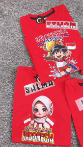 baju kaos jumbo bahan katun combed 28s buat anak 1-9 tahun