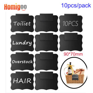 Homigoo 10pcs Price Tag Pvc Label Holder Rewritable Writing Board Basket Label Clip Supermarket Display Tag Clip Label Holders for Stylish Home Organizing
