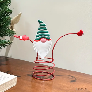 New Santa Claus Wine Glass Stand Snowman Iron Wine Bottle Wine Stand Home Decoration Display Stand Christmas Gift for Friends