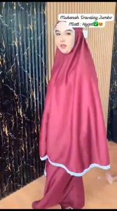 Mukena Polos Bahan Adem Lembut Lebaran Terbaru 2024 Dewasa - NNC