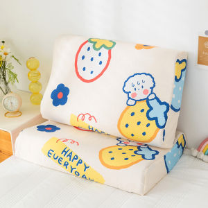 SUNLIGHT HOME Cotton Latex PillowcaseMemory Foam Pillow CaseBreathable Pillowcase