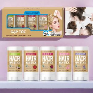 Bộ 5 Sáp Tạo Kiểu Tóc Thơm Dưỡng Tóc Giữ Nếp Lâu 24 Giờ Không Gây Rối Không Gây Bẩn
