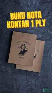 Buku Nota Kontan 1 Ply Nota Kecil Rangkap 1 AF Owl
