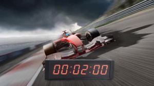 Countdown Count Up Race Timer Lightweight Low Failure Rate Wall Mount LED Race Timer Multifunctional with Stopwatch for Meeting