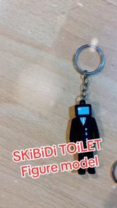 Figure Titan TV man camera and sound manห้อยกระเป๋า พวงกุญแจ Skibidi toilet เป็นพวงกุญแจสกิบิดี้ ของเล่นเด็ก ฟิกเกอร์ห้อยกระเป๋า ชุดเก็บสะสม ทั้งหมด6แบบ พวงกุนแจไททันแมนทีวีแมน K025