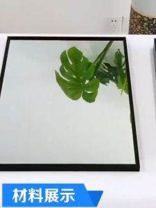 Bathroom Mirror Rectangle Aluminium Wall Mirror with Shelf Nordic Deco Cermin Segi Empat Hanging Toilet Mirror Glass Shelf Set镜子 Black&White Makeup mirror