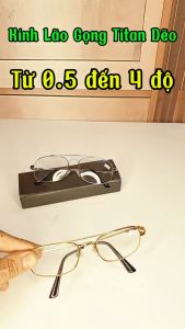 Kính lão gọng dẻo có độ 0.5 đến 4 độ độ cho người già kính viễn thị mắt Kính tròng thủy tinh