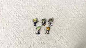 Bandai | One Piece Luffy Zoro Usopp Anime Metal Pin Alloy Drip Enamel Brooch Japanese Manga Fashion Accessory for Fans And Collectors