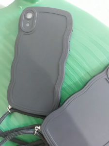 Soft Case Silikon Warna Permen Macaron Dengan Tali Lanyard Untuk iPhone Series