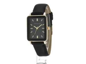 Anne Klein 3702 Womens 26.5mm Quartz Leather Strap Dress Watch