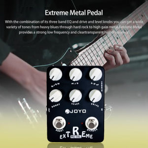 เอฟเฟกต์กีตาร์ JF-17 JOYO แบบเหยียยการบิดเบือนโลหะสุด กับ EQ และ Boost บายพาสที่แท้จริง