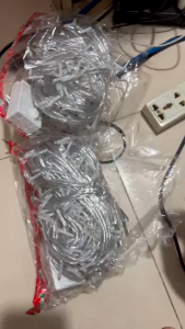 Dây đèn LED trang trí nháy chớp 100m màu trắng/vàng/nhiều màu lắp cây nhà sân vườn