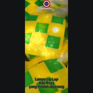 Selamat Hari Raya Aidilfitri Decorative LED Lights Set With Variety Effects Controller Lampu Raya