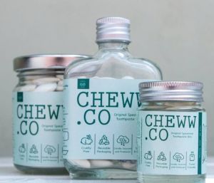 Foamy Mint Toothpaste Tabs ยาสีฟันเม็ดชิวว์ดอทโค กลิ่นโฟมมี่มิ้นต์ (30 Tabs, 60 Tabs, 180 Tabs)