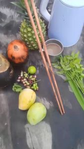 ตะเกียบไม้ประดู่ ยาว 44 cm ตะเกียบ ใช้ซ้ำได้ ตะเกียบไม้ทำอาหาร กินชาบู หม่าล่า หม้อไฟ