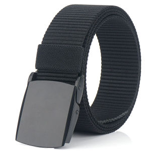 Nylon Canvas Men Belt Breathable Military Tactical Men Waist Belt With Alloy Buckle