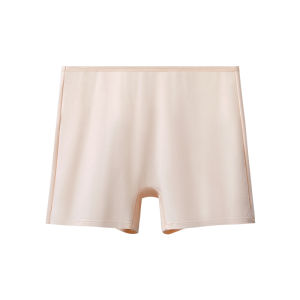 THREEGUN | High-Waist Womens Antibacterial Safety Shorts Anti-Light Flat-Bottomed Underwear Sport Style Print Cotton Blend Comfortable Fit