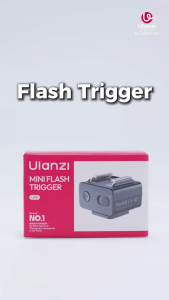 Ulanzi LA10 Mini Flash Trigger แฟลชทริกเกอร์ ไร้สาย ระยะควบคุม 8m สำหรับกล้องที่มี Hot Shoe Mount