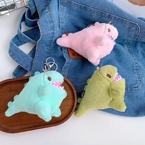 Gantungan Kunci Boneka Dinosaurus Gendut Lucu Plush Doll Keychain MCEW7213