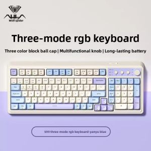 AULA-MOJING | Wireless Tri-Mode RGB Gaming Keyboard and Mouse Set