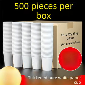 LANYUEXING | White Thickened Disposable Paper Cups