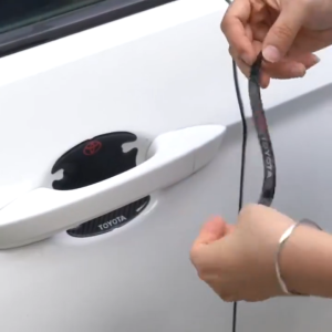 TPU Carbon fiber Car Door Handle Bowl anti scratch PROTON PERODUA TOYOTA HONDA NISSAN KIA MAZDA ALZA ATIVA AXIA ARUZ MYVI BEZZA SAGA PERSONA IRIZ EXORA [8pc/set]