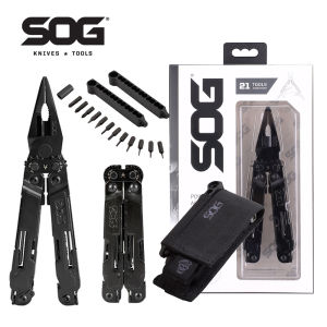 SOG | SOG 21 in 1 PowerAccess Deluxe Multitool Professional Bike Repair Toos Portable Bicycle Multifunctional Pliers Screwdriver Set