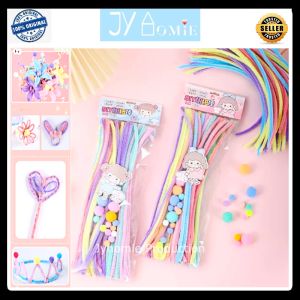 Children Craft Kits Art Craft Twist Stick Flower Art Craft DIY Stick Art Craft Kids Activity Mainan Art Mainan Craft Mainan Kanak