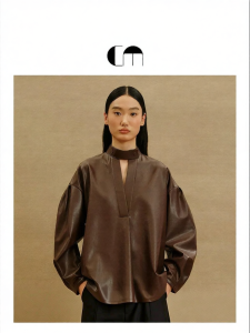 V-Neck Drop Shoulder Melado Nomadic Style Blouse