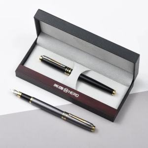 HERO | Hero 3806 Haoyue Kinh Doanh Cao Cấp Bút Máy Người Lớn Đầu Cứng Thực Hành Thư Pháp Kim Loại Bút Viết Tiêu Chuẩn Ngòi 0.5mm