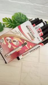 [12 PCS] SPIDOL WHITEBOARD BISA REFILL ULANG WARNA HITAM