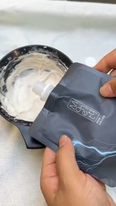 (No Hurt Scalp) 2in1 Up Down Perm + Straightening Cream 100ml*2 (NO FLAT IRON) Soft Hair For Men