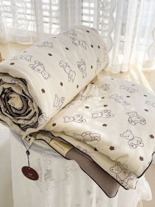 Class a New Print Double Layer Soybean Fiber Washed Cotton Cartoon Childrens Air Conditioner Quilt Lightweight Summer Comforter