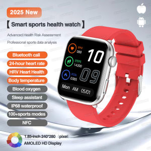 2025 New For Redmi Xiaomi Watch AMOLED Screen NFC Bluetooth Call GPS Tracking Heart rate Waterproof Sport Fitness Smart bracelet