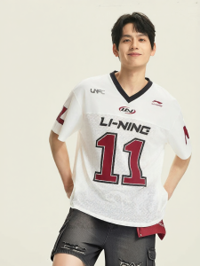 Li-Ning | Áo Thun Nam Mùa Hè Cổ V Knit Đồ Thể Thao