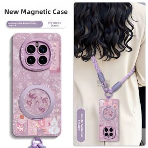 GGUU | Magnetic Anti-Shock Phone Case with Adjustable Strap for Honor Magic8 Series