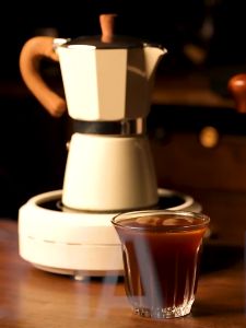 🇸🇬【SG】🇸🇬Coffee Moka Pot Aluminum Espresso Coffee Maker Pot 150ML Latte Brewer Coffee Kettle Barista Accessories