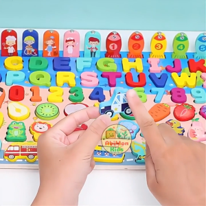 Bảng Gỗ Ghép Hình + Câu Cá 7 Trong 1 | Mẫu Đồ Chơi Bán Chạy Giúp Bé Tăng Khả Năng Nhận Biết Và Phản Xạ Tự Nhiên