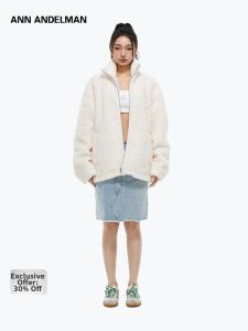 ANN ANDELMAN | Loose Thermal Warm Cotton Coat Apricot