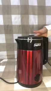 Teko Listrik Isi  Liter 2.3 Liter Air Pemanas Air Otomatis Kettle Elektrik / Ketel Listrik SQRS SR-923 Lapisan Anti Karat Stainless Steel