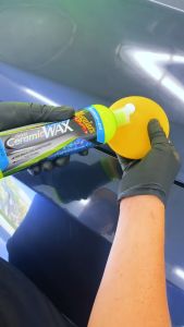 Meguiars Wax bóng Ceramic cho sơn xe dạng kem - Hybrid Ceramic Liquid Wax - G200416 473ml - Tặng kèm mút