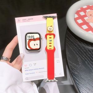 Uhada Silicone Sport Watch Band for Huawei Fit4 Butterfly Buckle Womens Smartwatch Bracelet Simple Summer Color Block