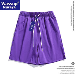 Wassup Nuraya Mens Basketball Shorts Quick Dry Breathable Fitness Sports Shorts Casual Loose Fit Five-Quarter Length Pants