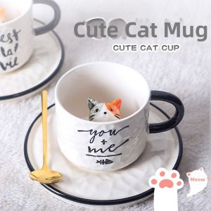 Cute Creative Ceramic Cup Set Mini