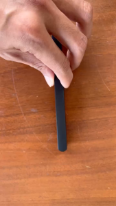 Tay nắm B1025 màu đen cửa tủ ngăn kéo tay nắm tủ bếp hợp kim nhôm hình chữ I màu đen chất lượng cao