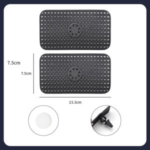2pcs Universal Car Air Vent Deflector Holder Adjustable Dashboard AC Wind Deflector Anti Direct Wind Air Conditioner Vent Cover