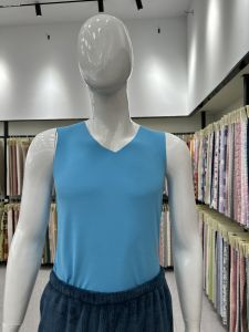 Warm Fleece Vest Seamless Lightweight Moisture Wicking Knitted Sport Style V-Neck Mens Thin Polyester Fiber Home Clothes