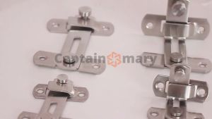 Door Latch Lock Stainless Steel 90/180 Degree Safety Hasp For Home Daily Use