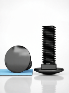 GUWANJI | Black 304 Stainless Steel Carriage Bolt Screw