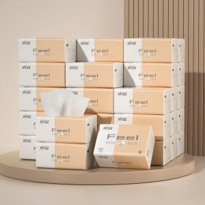 Bulk Pack 40 Boxes Original Wood Pulp Tissue Paper Wet Wipe Home Dining Napkins Pull out Cart Affordable Price